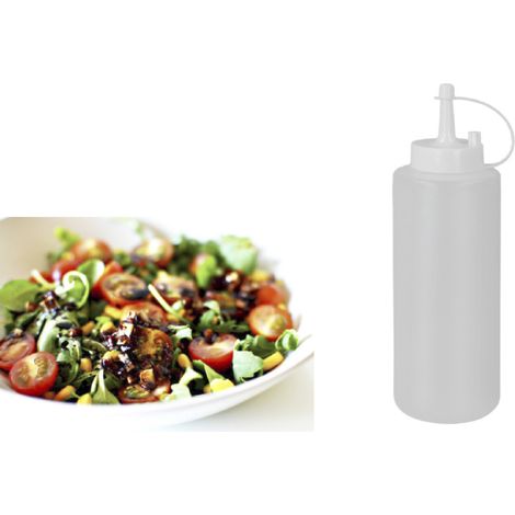 Bouteille de sauce en plastique 370 ml