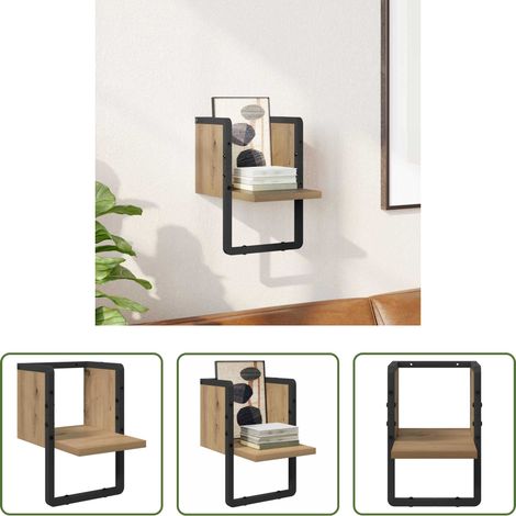 Bois d'ingénierie - Étagère Murale Chêne artisan 20 x 25 x 30 cm Bois d'ingénierie (1/5)