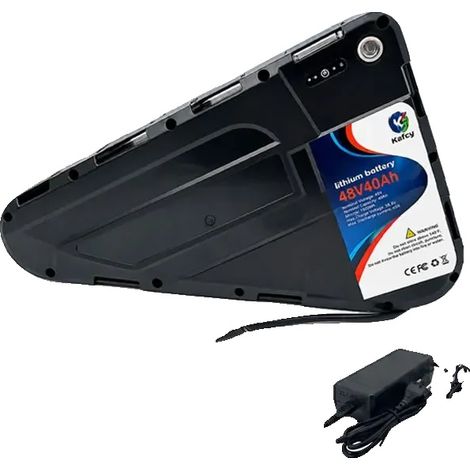 Batería de litio, capacidad de 20000 mAh, apta para bicicletas eléctricas, 48 V, conector en T, 20 Ah. (1/2)