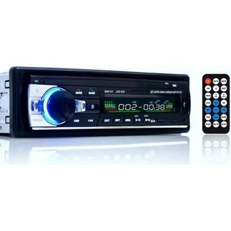 Autoradio Bluetooth Pour Voiture - Velunor-Jsd520 - Puissance 4 X 60 W - Avec Port Usb - Syntoniseur Fm Stéréo (1/4)