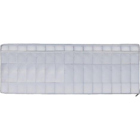 Gaine isolante portable pour tuyau de climatisation, protection anti-poussière et anti-chaleur avec fermeture éclair pour tuyau d'évacuation de 5,1 po/5,9 po de diamètre. (1/5)