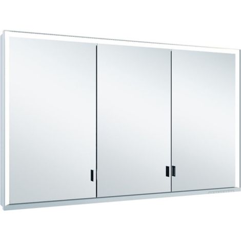 KEUCO Royal Lumos Spiegelschrank Wandvorbau 3-türig, lange Tür,