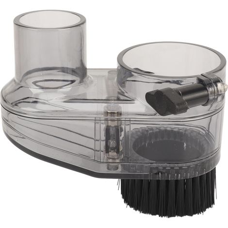 Ortviai Chaussure d'aspiration CNC transparente 52 mm pour moteur de broche – Adaptateur tuyau 38 mm, en ABS