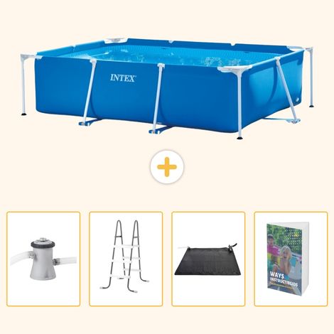 Intex Piscine Tubulaire Rectangulaire - 220x150x60 cm - 5-pièces SCB128 (1/5)