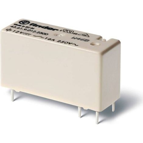 Finder 43.41.7.024.0300 Relè per PCB 24 V/DC 10 A 1 NA 1 pz. (1/2)