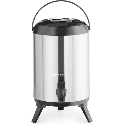 Contenitore termico per ristorazione Thermos con rubinetto per acqua calda e fredda 10 l (1/5)