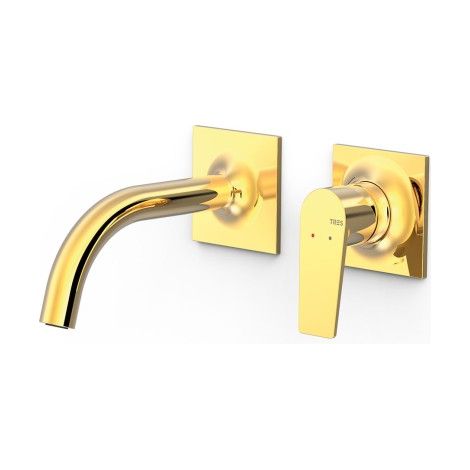 Pièce apparente pour élément encastré de lavabo Project Or 24K - TRES 22130001OR
