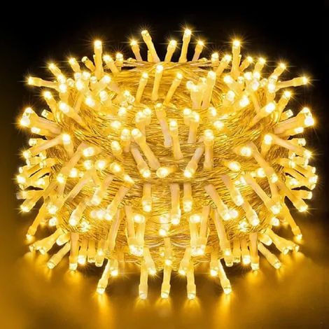 Guirlande lumineuse de Noël 30 m, 300 LED, 8 modes d'éclairage: couleur, froid, chaud, froid (1/5)
