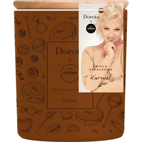 Dorota & Aroma Duftkerze für Zuhause, Karamell 150 g (1/4)