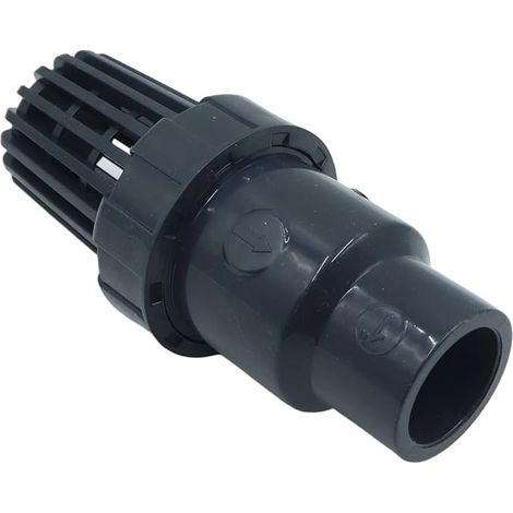 Valve De Pied De Pompe À Eau en PVC Soudure Au Solvant Étanche À Basse Pression pour Système De Pompe À Eau D'étang 32mm (1/5)