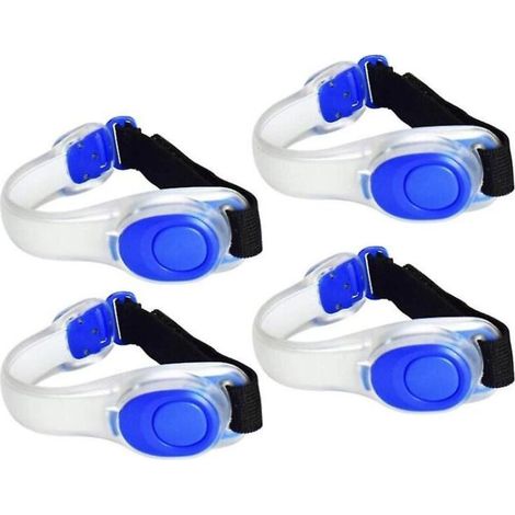 Soutien-gorge en silicone à LED bleues, éclairage nocturne clignotant, harnais à tube fluorescent (1/5)