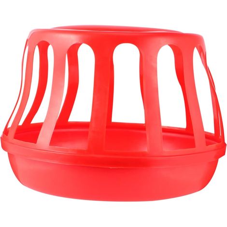 Mangeoire pour Poulets avec Seau Alimentation Distributeur pour Volailles Facile à Nettoyer Remplir (1/5)