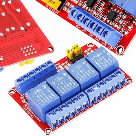 Rosfix 4-Kanal 5V H/L 10A Arduino-Relaismodul (1/5)