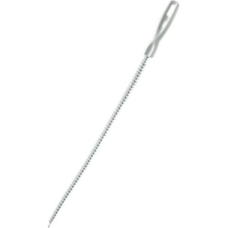 Lot de 2 brosses de nettoyage flexibles pour canalisations – 45 cm, acier inoxydable & nylon – Salle de bains et cuisine (1/5)