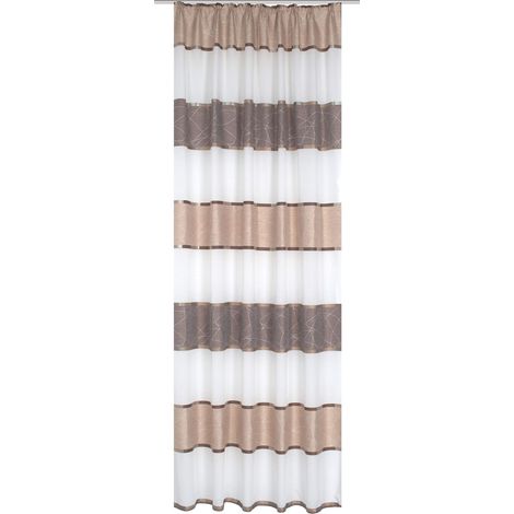 Home fashion sciarpa, tessuto, Tessuto, cappuccino, 245 x 140 cm