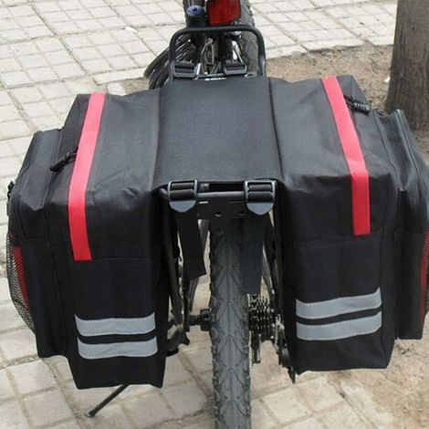 Sacoche vélo double - Nosheir - Imperméable - Haute capacité 30L - Installation rapide sans outils (1/4)