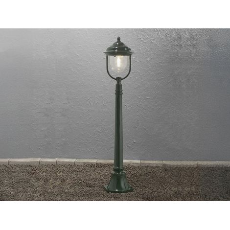 LED Außen Standlaterne Wegeleuchte im Landhausstil, grün, Höhe 118cm (1/5)