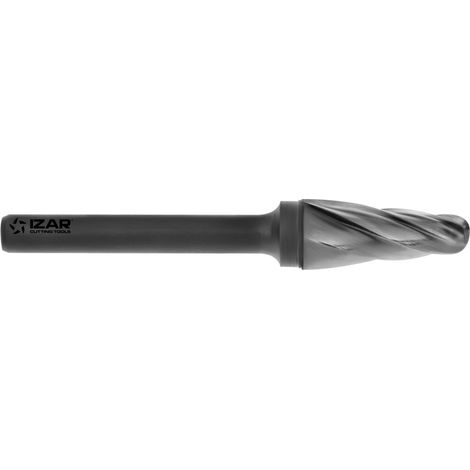Fresa Rotativa Metal Duro Norma-Kel (L) Conica Redondeada - 9267 - 16,00X08,00 mm Dent.1 IZAR (1/4)