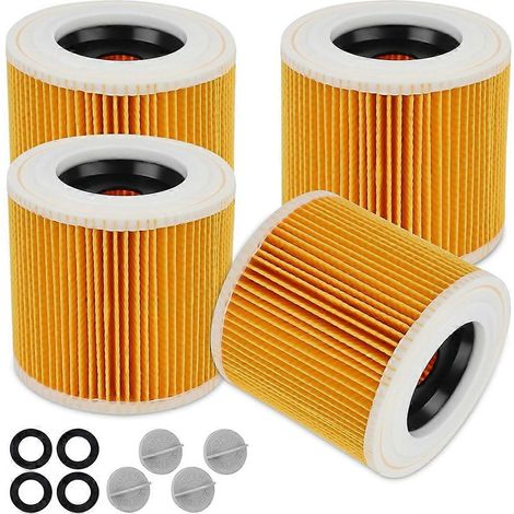 Filterpatronen für Kärcher Staubsauger WD3, WD2, WD1, MV3, MV2, A, K, KNT, NT, SE, VC, ersetzt die Teilenummer 6.414-552.0 (1/5)