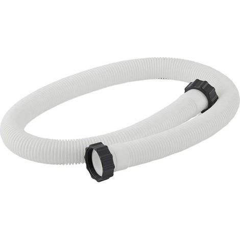 Tuyau de piscine universel – Diamètre intérieur de 40 mm, longueur de 150 cm – Tuyau de remplacement avec écrous, compatible avec les pompes de filtration (1/5)