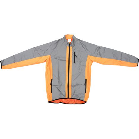 Veste de cyclisme homme réfléchissante, respirante, légère et déperlante, coupe-vent pour le vélo, l'alpinisme et les sports de plein air, taille L (1/5)