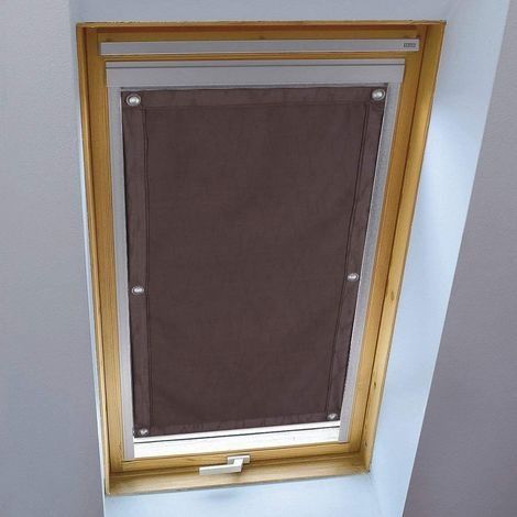Store Occultant sans Perçage,48 x 93 cm Rideau Occultant Thermiques avec Ventouse, Protection Solaire, Store pour Fenêtre de Toit Chambre Jardin Voiture (1/5)