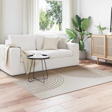 Bereichsteppiche Quadratisch GALATI Creme 200 x 200 cm