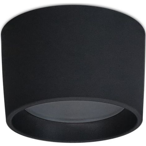 Plafón de techo MIST GX53 10 W 1190/1290/1210 lm 3000 K/4000 K/6500 K CRI80 IP55 Negro (1/3)