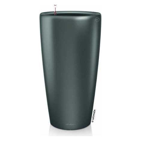 LECHUZA RONDO Premium 40 Komplettset anthrazit metallic