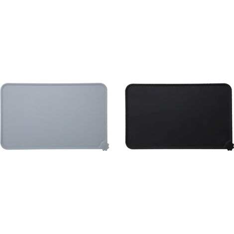 Filiyano-Tapis en silicone imperméable et antidérapant pour nourriture et eau des animaux - 18,5 (1/4)