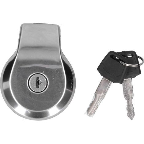 Bouchon de réservoir d'essence avec serrure et clés, compatible avec les modèles Yamaha Virago XV125, XV250, XV535 et XV1100. (1/4)