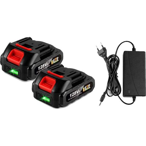 Batterie Lithium-Ion, Haute Capacité, Indicateur de Batterie, 2-1.5Ah-1 Chargeur, 21V-b (1/2)