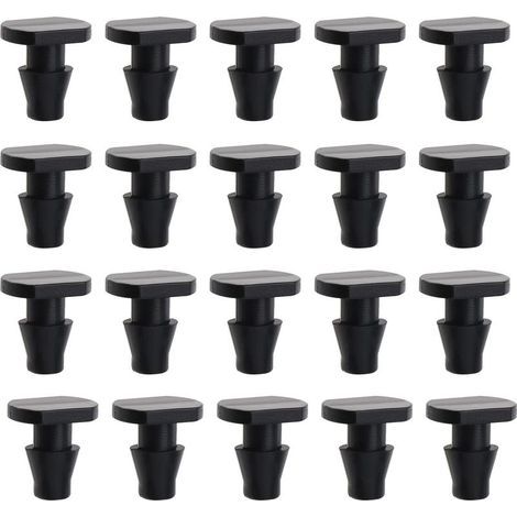 A 100pcs Bouchon de Tuyau d'irrigation Remplacement Tuyau Goutte à Goutte Embouts Irrigation Capillaire Petit Bouchon Accessoires pour Machine à Laver Jardin Arrosage Irrigation (1/5)