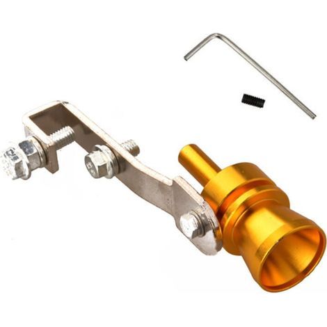Turbine While, voiture Turbine While tuyau d'篓娄chappement haut-parleur modifi篓娄 automobile moto accessoires de voiture(or) (1/4)
