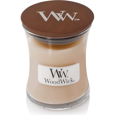 Miel Blanc - Mèche en Bois - petite bougie parfumée avec une mèche en bois (1/2)