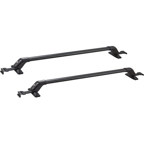 Barre transversale de Toit Universelle, 70 kg, Barre supérieure de Voiture en Aluminium épais, adaptée au Toit sans Rail latéral, Barre transversale de Toit Nu réglable avec Serrure, pour SUV (1/5)