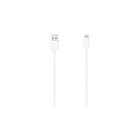 Hama Câble de charge USB USB 2.0 USB-A mâle, Connecteur Lightning 1.50 m blanc 00200623 (1/2)