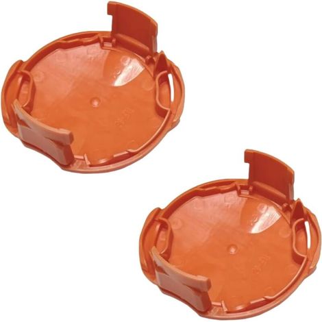 XINTONG Pack of 2 Brushcutter Spool Caps, Practical and Replaceable Caps for Dual Line Cutting Head, Compatible with Flymo FLY021 (1/5)