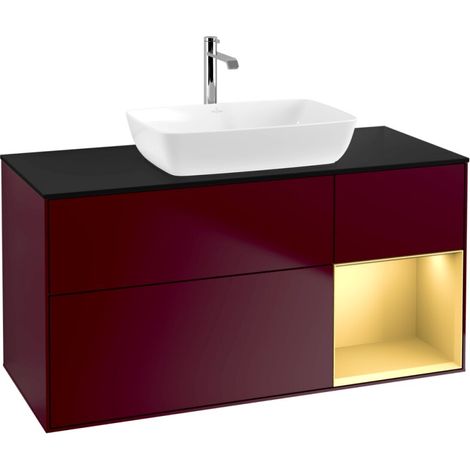 Villeroy & Boch F832HFHB Meuble sous-lavabo Finion F83 (1/2)