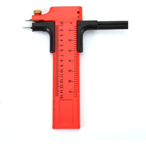 Règle vernier, équerre, rapporteur gradué, règle en plastique, 15 cm (1/4)