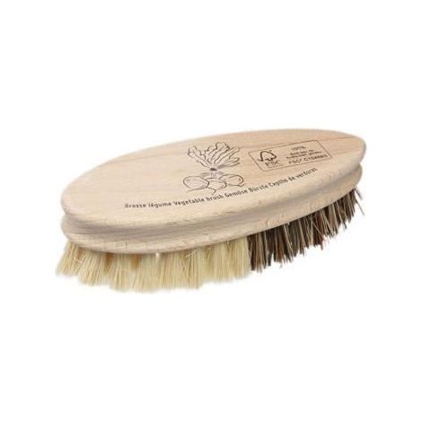 Brosse à légumes en bois FSC Crème (1/4)