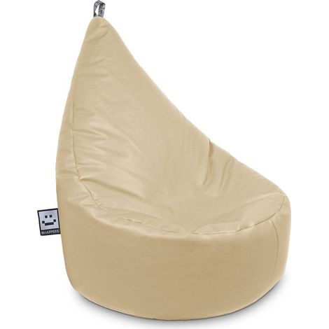 Puff Butaca Polipiel Crudo Happers XL (1/4)