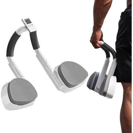 Plank Trainer - Portable - Minuterie - Poignées en mousse EVA - Fitness - Débutant (1/4)