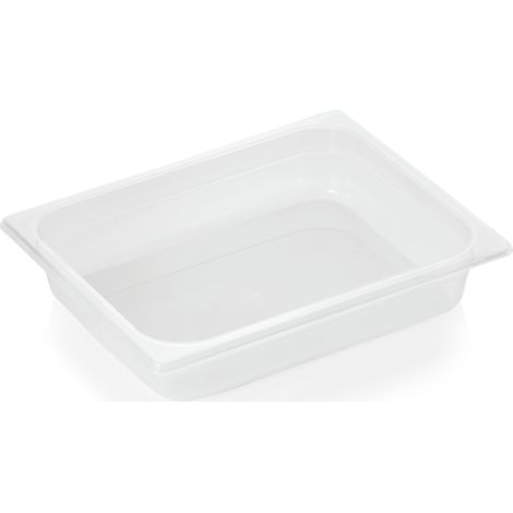 Bac GN 1/2 polypropylène H 65 mm 3 ltr transparent GN 89 - Was Germany