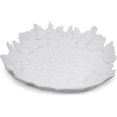 Centrotavola Decorazione Casa Tavolo in Resina Bianca 30 cm (1/2)