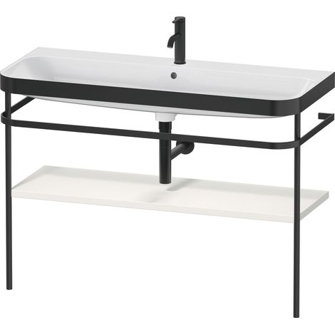 Set Duravit Happy D.2 Plus con soporte metálico, 1175x490mm, 1