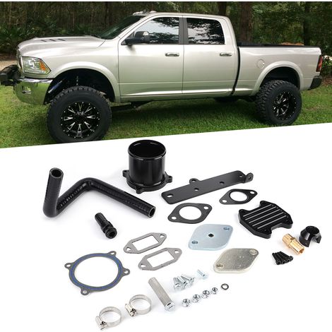 Kit de suppression du papillon des gaz du refroidisseur EGR compatible avec Dodge Ram 2500, 3500, 4500 et 5500 6.7L (2013-2018) avec tube EGR (1/5)