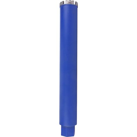 Foret carotte diamant humide pour béton, trépan à eau 51x370mm pour installation climatisation, foret béton diamanté refroidissement à eau (1/5)