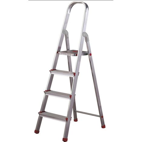 rolser escaleras aluminio domestica plus 4 peld dop002 en131