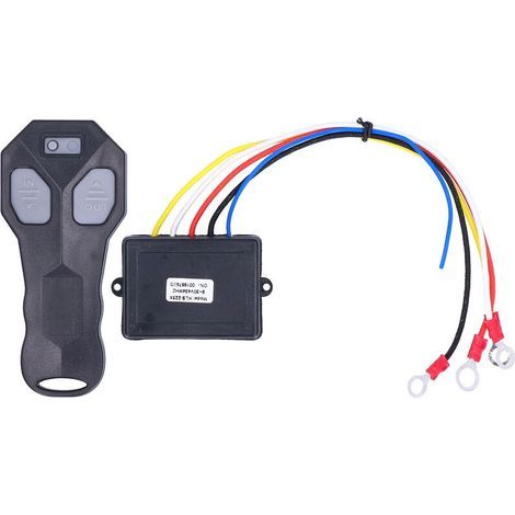 Télécommande de treuil électrique sans fil 12 V de remplacement pour véhicules tout-terrain Jeep SUV ATV (1/5)